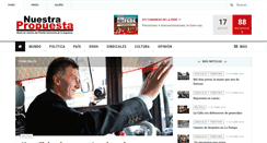 Desktop Screenshot of nuestrapropuesta.com.ar